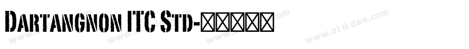 Dartangnon ITC Std字体转换